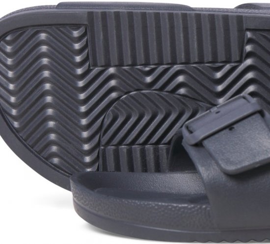 Jack & Jones Croxton Moulded Sandals Black - Calzado de hombre 40-52 - Zapatillas de hombre tallas 40-52
