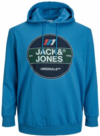 Jack & Jones JORNATE SWEAT Hoodie Blue - Sudaderas - Sudaderas 2XL-12XL