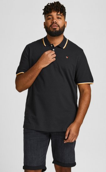 Jack & Jones JPRWINBLU Poloshirt Black - Polos - Polos 2XL-8XL