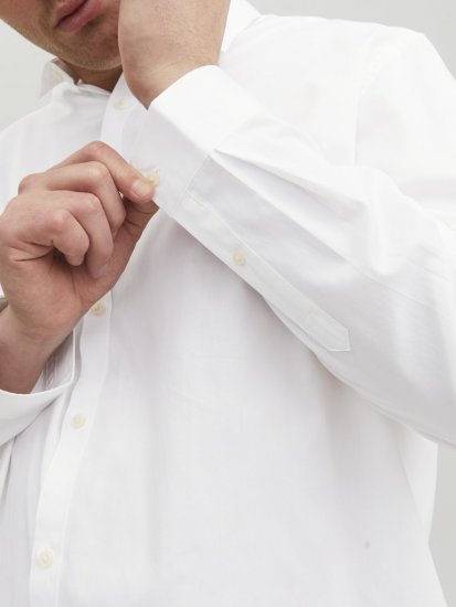 Jack & Jones CARDIFF Dress Shirt White - Camisas - Camisas 2XL-10XL