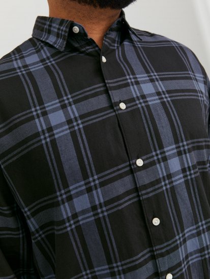 Jack & Jones JORJOSHUA Checked Shirt Navy - Camisas - Camisas 2XL-10XL