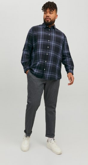 Jack & Jones JORJOSHUA Checked Shirt Navy - Camisas - Camisas 2XL-10XL