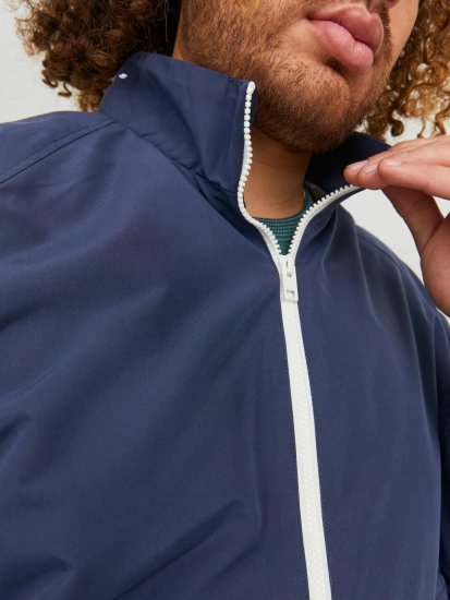 Jack & Jones JORLUKE Light Bomber Jacket Navy - Chaquetas - Chaquetas Tallas Grandes 2XL-8XL