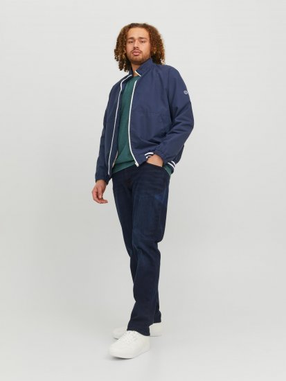 Jack & Jones JORLUKE Light Bomber Jacket Navy - Chaquetas - Chaquetas Tallas Grandes 2XL-8XL