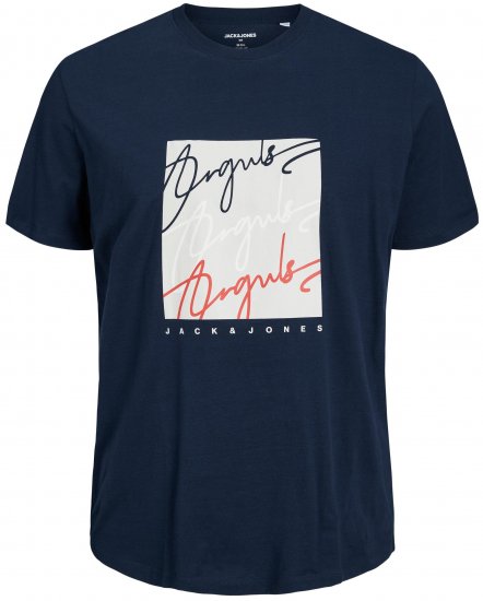 Jack & Jones JORJOSHUA T-shirt Navy - Camisetas - Camisetas - 2XL-14XL