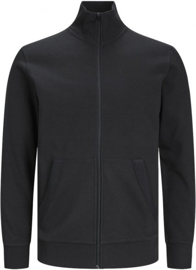 Jack & Jones PAULOS Turtleneck Zip Sweatshirt Black - Sudaderas - Sudaderas 2XL-12XL