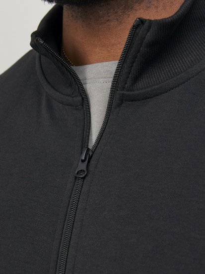 Jack & Jones PAULOS Turtleneck Zip Sweatshirt Black - Sudaderas - Sudaderas 2XL-12XL