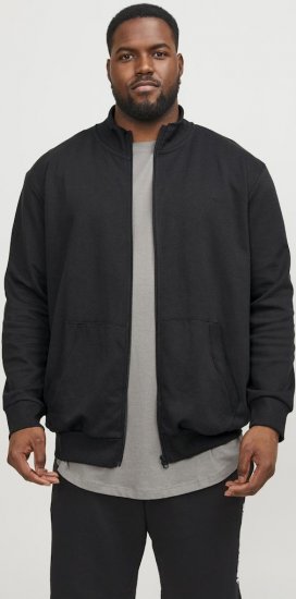 Jack & Jones PAULOS Turtleneck Zip Sweatshirt Black - Sudaderas - Sudaderas 2XL-12XL