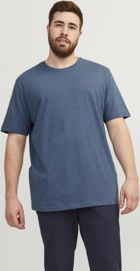 Jack & Jones PAULOS T-Shirt Denim Blue - Camisetas - Camisetas - 2XL-14XL