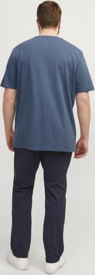 Jack & Jones PAULOS T-Shirt Denim Blue - Camisetas - Camisetas - 2XL-14XL