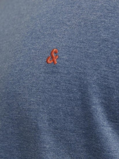 Jack & Jones PAULOS T-Shirt Denim Blue - Camisetas - Camisetas - 2XL-14XL