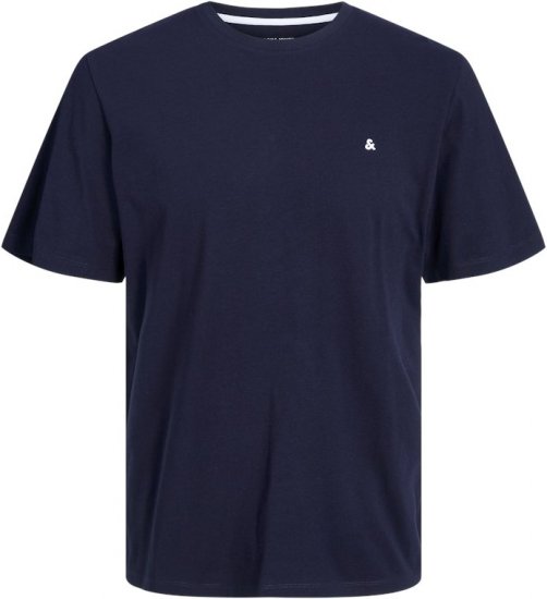 Jack & Jones PAULOS T-Shirt Navy Blazer - Camisetas - Camisetas - 2XL-14XL
