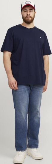 Jack & Jones PAULOS T-Shirt Navy Blazer - Camisetas - Camisetas - 2XL-14XL