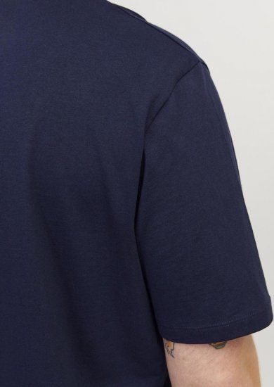 Jack & Jones PAULOS T-Shirt Navy Blazer - Camisetas - Camisetas - 2XL-14XL