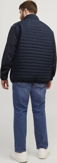 Jack & Jones MULTI SET-IN Sleeves Quilted Jacket With Collar Navy Blazer - Chaquetas - Chaquetas Tallas Grandes 2XL-8XL