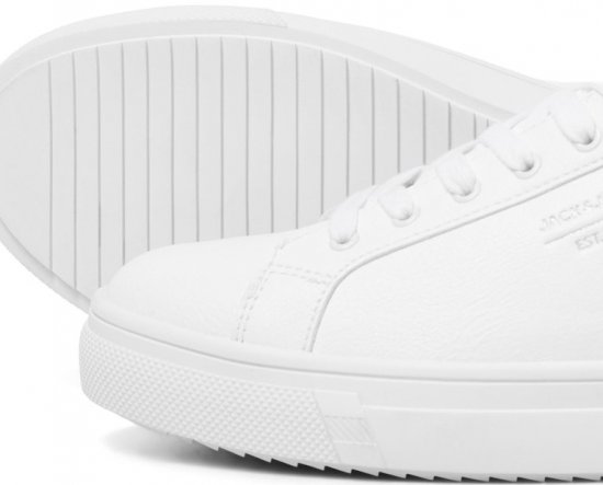 Jack & Jones Bale Sneakers Bright White - Calzado de hombre 40-52 - Zapatillas de hombre tallas 40-52