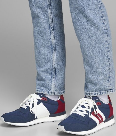 Jack & Jones Stellar Sneakers Majolica Blue - Calzado de hombre 40-52 - Zapatillas de hombre tallas 40-52