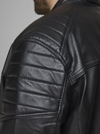 Jack & Jones ROCKY Jacket Black - Chaquetas - Chaquetas Tallas Grandes 2XL-8XL