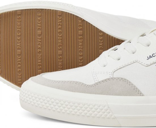 Jack & Jones Morden Combo Sneakers White/Navy - Calzado de hombre 40-52 - Zapatillas de hombre tallas 40-52