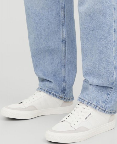 Jack & Jones Morden Combo Sneakers White/Navy - Calzado de hombre 40-52 - Zapatillas de hombre tallas 40-52