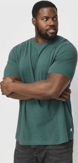 Jack & Jones ORGANIC T-Shirt Green/Melange - Camisetas - Camisetas - 2XL-14XL