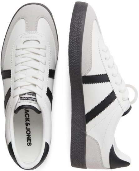 Jack & Jones Mambo Special Sneakers Bright White/Anthracite - Calzado de hombre 40-52 - Zapatillas de hombre tallas 40-52