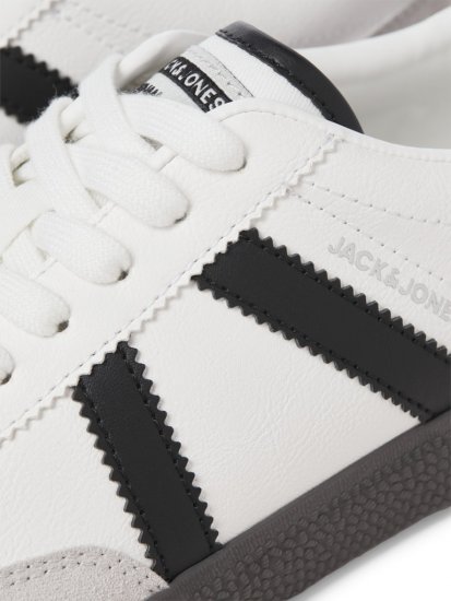 Jack & Jones Mambo Special Sneakers Bright White/Anthracite - Calzado de hombre 40-52 - Zapatillas de hombre tallas 40-52