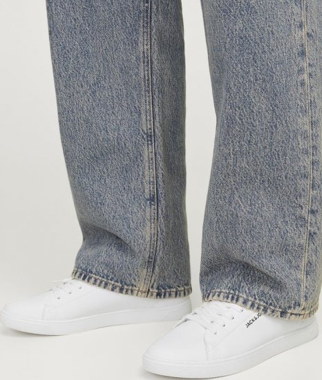 Jack & Jones Bosley Sneakers White/NAVY BLAZE - Calzado de hombre 40-52 - Zapatillas de hombre tallas 40-52