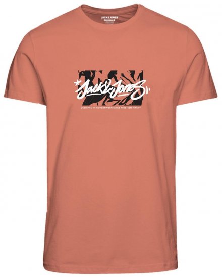 Jack & Jones JORSEQUOIA T-Shirt Canyon Sunset - Camisetas - Camisetas - 2XL-14XL