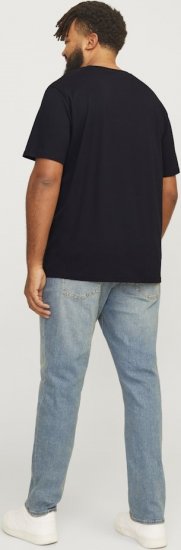 Jack & Jones LOGO O-Neck T-Shirt Black - Camisetas - Camisetas - 2XL-14XL