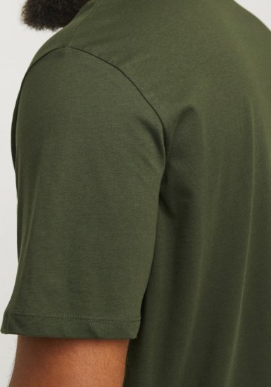 Jack & Jones JJELOGO O-Neck T-Shirt Kombu Green - Camisetas - Camisetas - 2XL-14XL