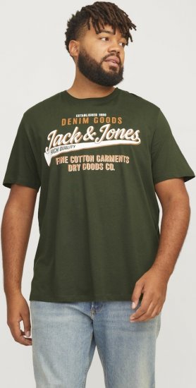 Jack & Jones JJELOGO O-Neck T-Shirt Kombu Green - Camisetas - Camisetas - 2XL-14XL
