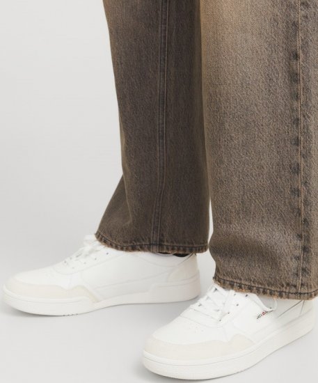 Jack & Jones Bounce Sneakers White/Navy BLAZE - Calzado de hombre 40-52 - Zapatillas de hombre tallas 40-52