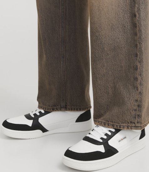 Jack & Jones Bounce Sneakers Black/White - Calzado de hombre 40-52 - Zapatillas de hombre tallas 40-52