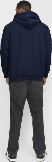 Jack & Jones CORP OLD LOGO REG FIT Hoodie Navy Blazer - Sudaderas - Sudaderas 2XL-12XL