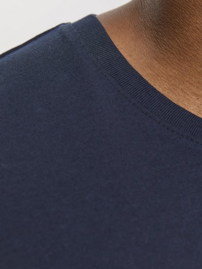 Jack & Jones LOGO O-Neck T-Shirt Dark Blue - Camisetas - Camisetas - 2XL-14XL