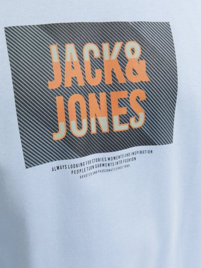 Jack & Jones HUDSON Sweatshirt Chambray Blue - Sudaderas - Sudaderas 2XL-12XL