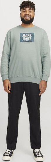 Jack & Jones HUDSON Sweatshirt Iceberg Green - Sudaderas - Sudaderas 2XL-12XL