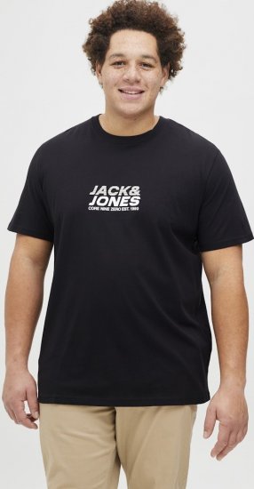 Jack & Jones Tarmac Branding Crew Neck T-Shirt Black - Camisetas - Camisetas - 2XL-14XL