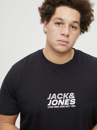 Jack & Jones Tarmac Branding Crew Neck T-Shirt Black - Camisetas - Camisetas - 2XL-14XL