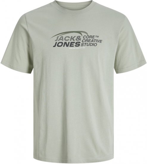 Jack & Jones Tarmac Branding Crew Neck T-Shirt Green - Camisetas - Camisetas - 2XL-14XL