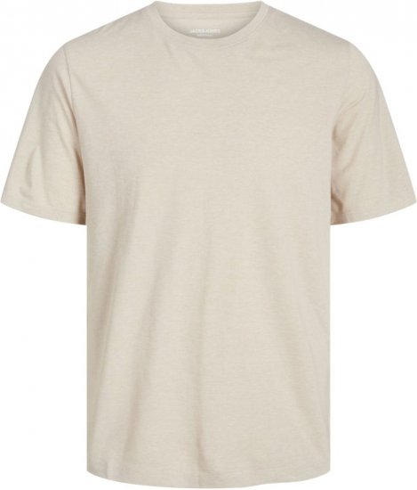 Jack & Jones ORGANIC T-Shirt Grey/Melange - Camisetas - Camisetas - 2XL-14XL
