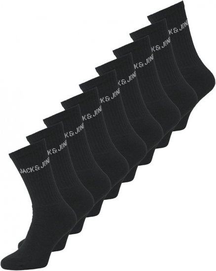 Jack & Jones REGEN Tennis Socks 9-Pack Black - Calcetines - Calcetines