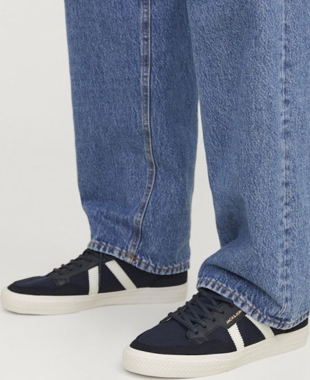 Jack & Jones Morden Canvas Special Sneakers Navy Blazer/MarshM - Calzado de hombre 40-52 - Zapatillas de hombre tallas 40-52