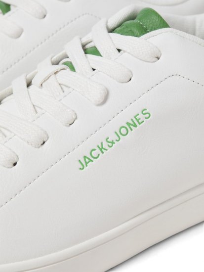 Jack & Jones Bosley Sneakers White/MEDIUM GREEN - Calzado de hombre 40-52 - Zapatillas de hombre tallas 40-52