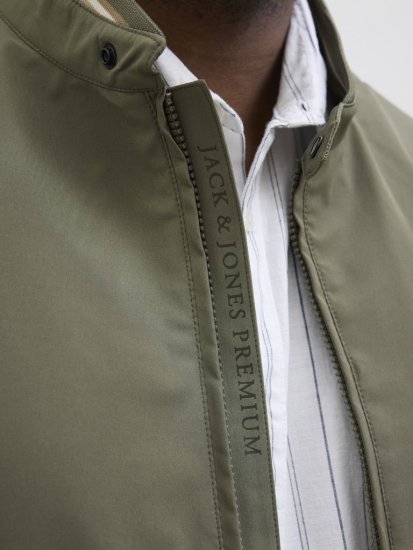 Jack & Jones Brad Bomber Jacket Tea Leaf - Chaquetas - Chaquetas Tallas Grandes 2XL-8XL