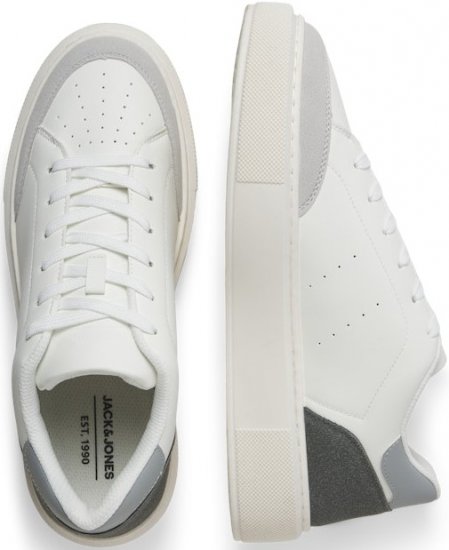 Jack & Jones Waspire Court Sneakers White/Vapor Blue - Calzado de hombre 40-52 - Zapatillas de hombre tallas 40-52