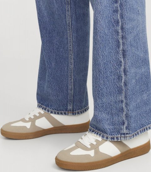 Jack & Jones Valencia Sneakers White/Travertine - Calzado de hombre 40-52 - Zapatillas de hombre tallas 40-52
