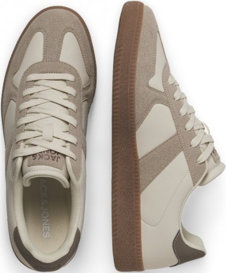 Jack & Jones Valencia Sneakers Grey/Savannah Tan - Calzado de hombre 40-52 - Zapatillas de hombre tallas 40-52
