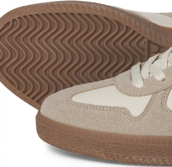 Jack & Jones Valencia Sneakers Grey/Savannah Tan - Calzado de hombre 40-52 - Zapatillas de hombre tallas 40-52